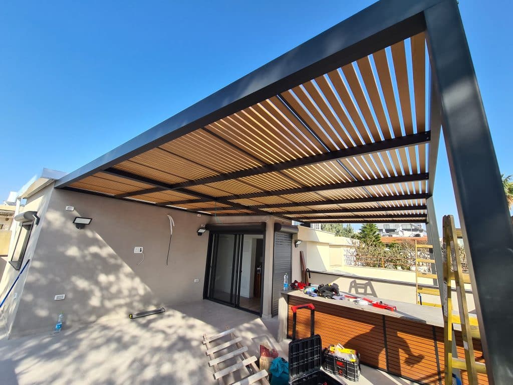 בניית פרגולות בקריית גת