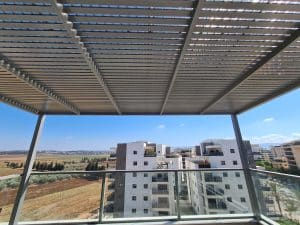 פרגולות אלומיניום בחריש