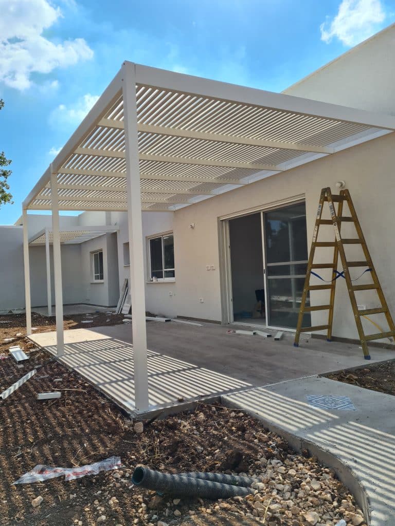 פרגולות אלומיניום בירושלים