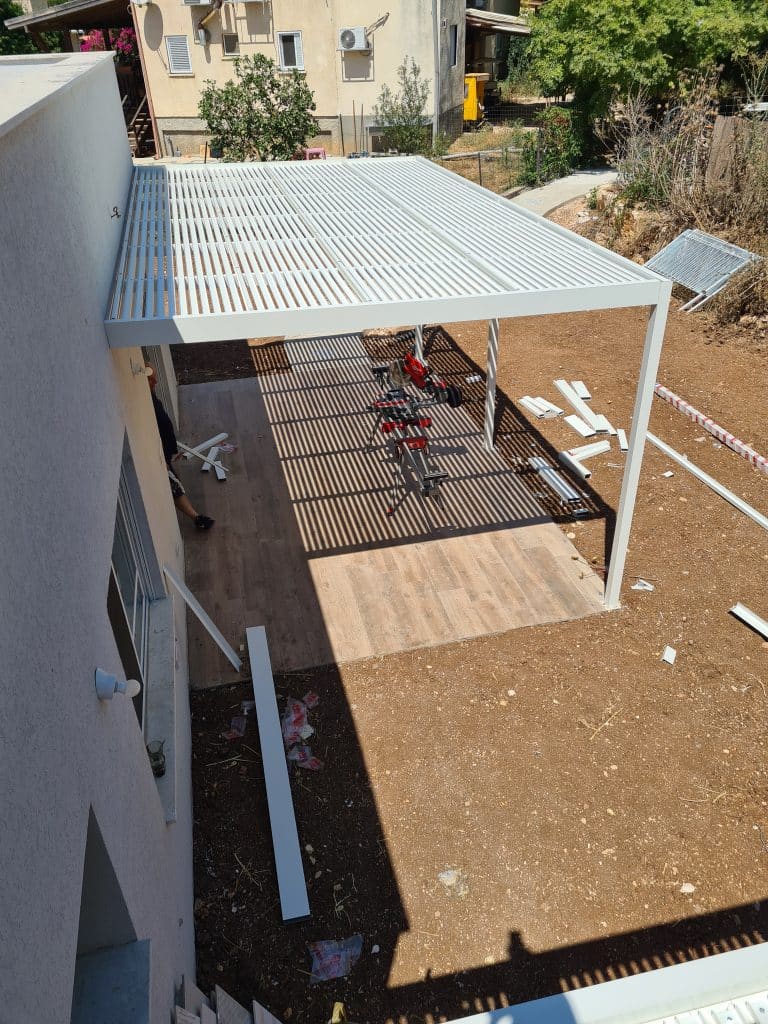 פרגולות אלומיניום בקריית מלאכי