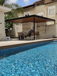 פרגולות עץ בגבעת שמואל