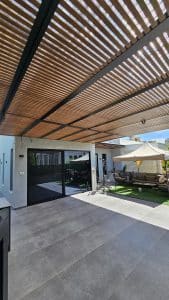 פרגולות עץ בראש העין