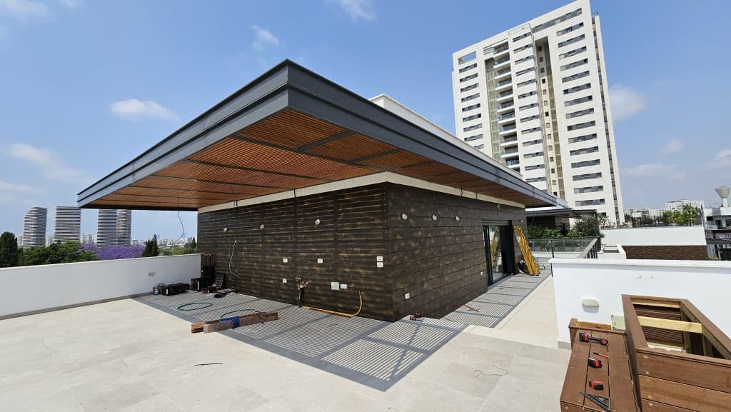 פרגולות עץ בכפר יונה