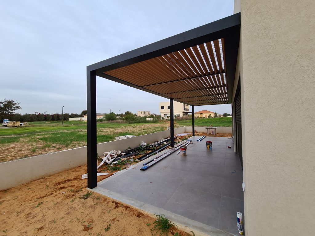 פרגולות עץ בבאר יעקב